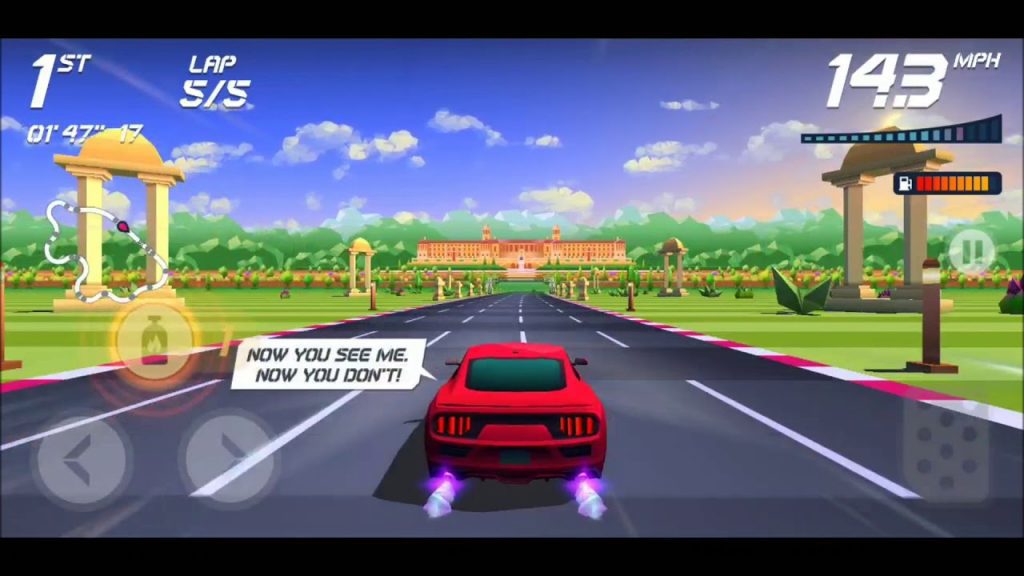 Simulador de carreras de dibujos animados Horizon chase turbo.