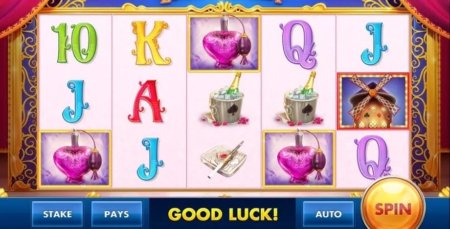 Mecânica de jogo do slot Lucky Cabaret