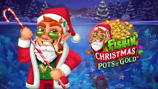 I rulli della slot Fishin' Christmas