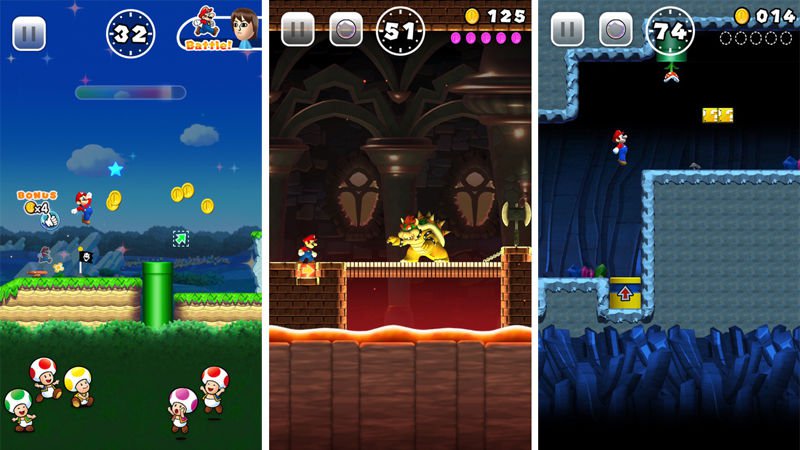 Super Mario Run Spielszene