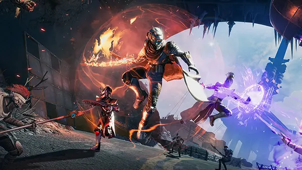 Guardian battle scene